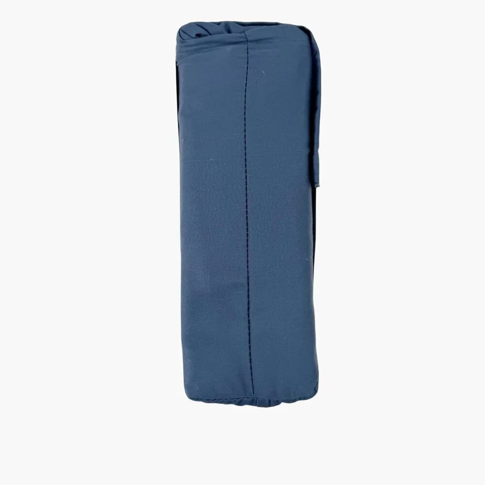 NEW Threshold 400 Thread Count Performance Flat Sheet - King - Metallic Blue